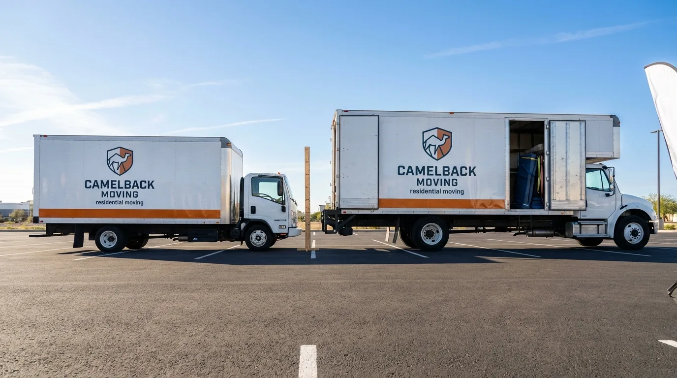 Moving truck size capacity guide in Willow Springs